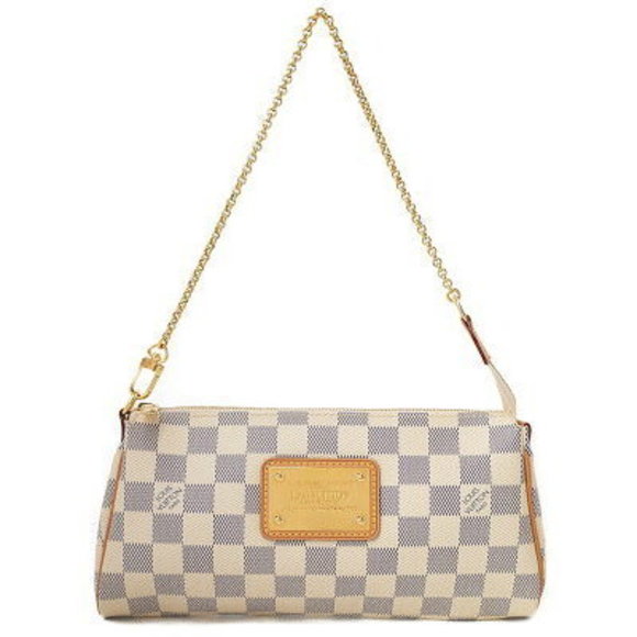 Louis Vuitton Damier Azur White Eva Handbag - Picture 1 of 5